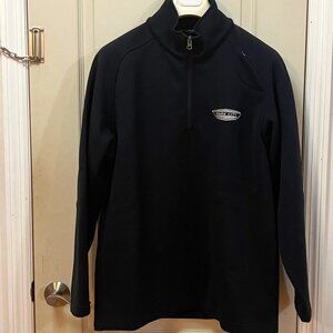 Sun Cruz Men's Size XL 100% Polyester L/S Qtr Zip Sweatshirt. Black